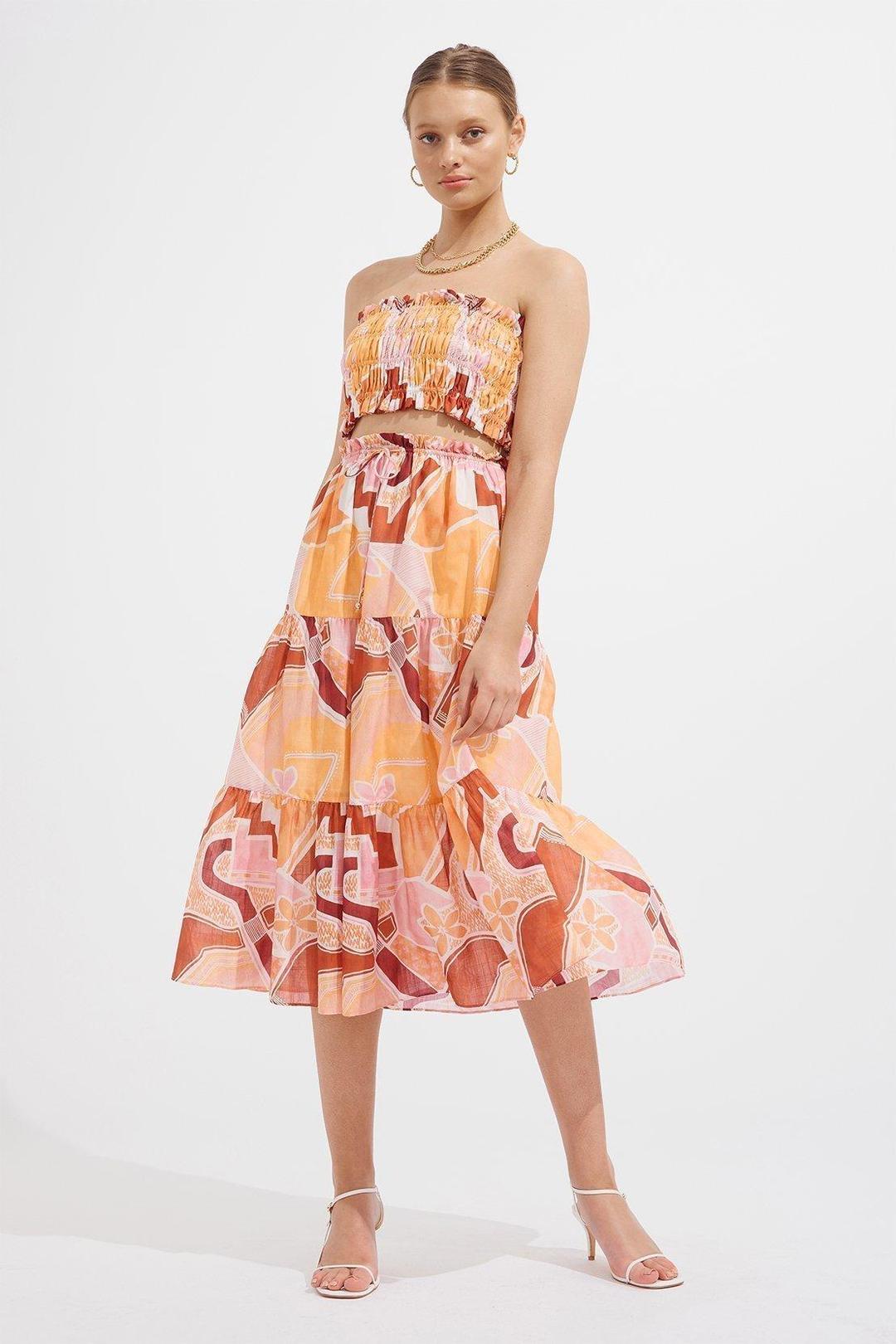 Steele - Paradise Crop & Yolanda Skirt Set (Size Small) for rent on The Volte - main image