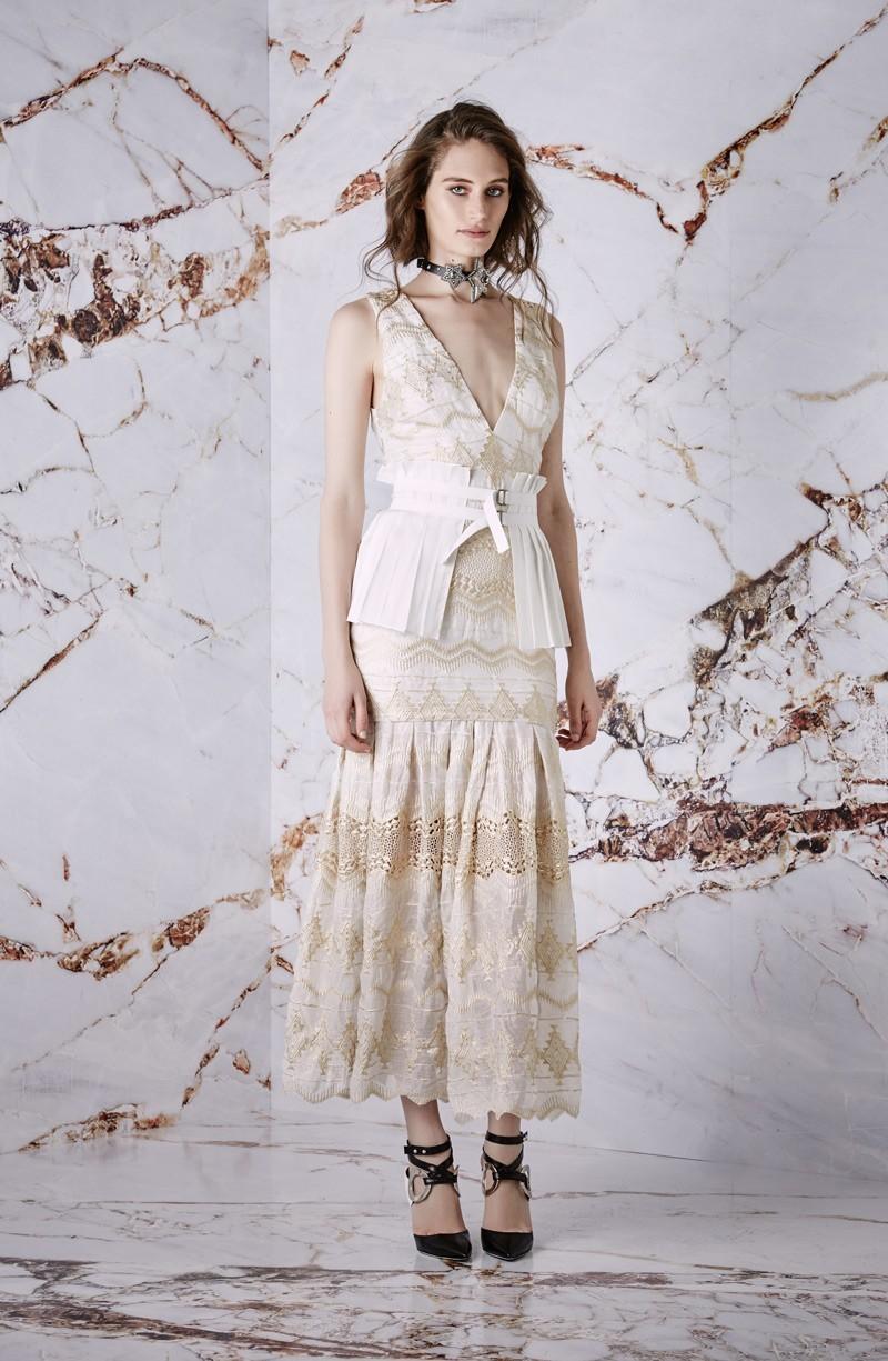 Asilio Before the Blaze Dress Cream Size 8 - Image 1