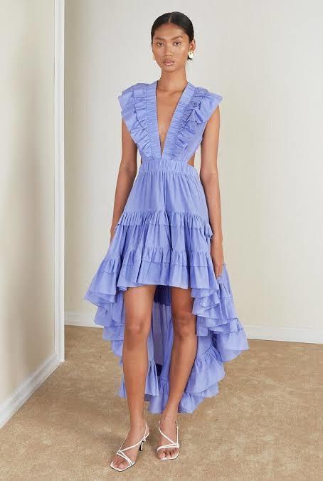 Magali Pascal Botanica Dress Purple Size AU 6  - Image 1