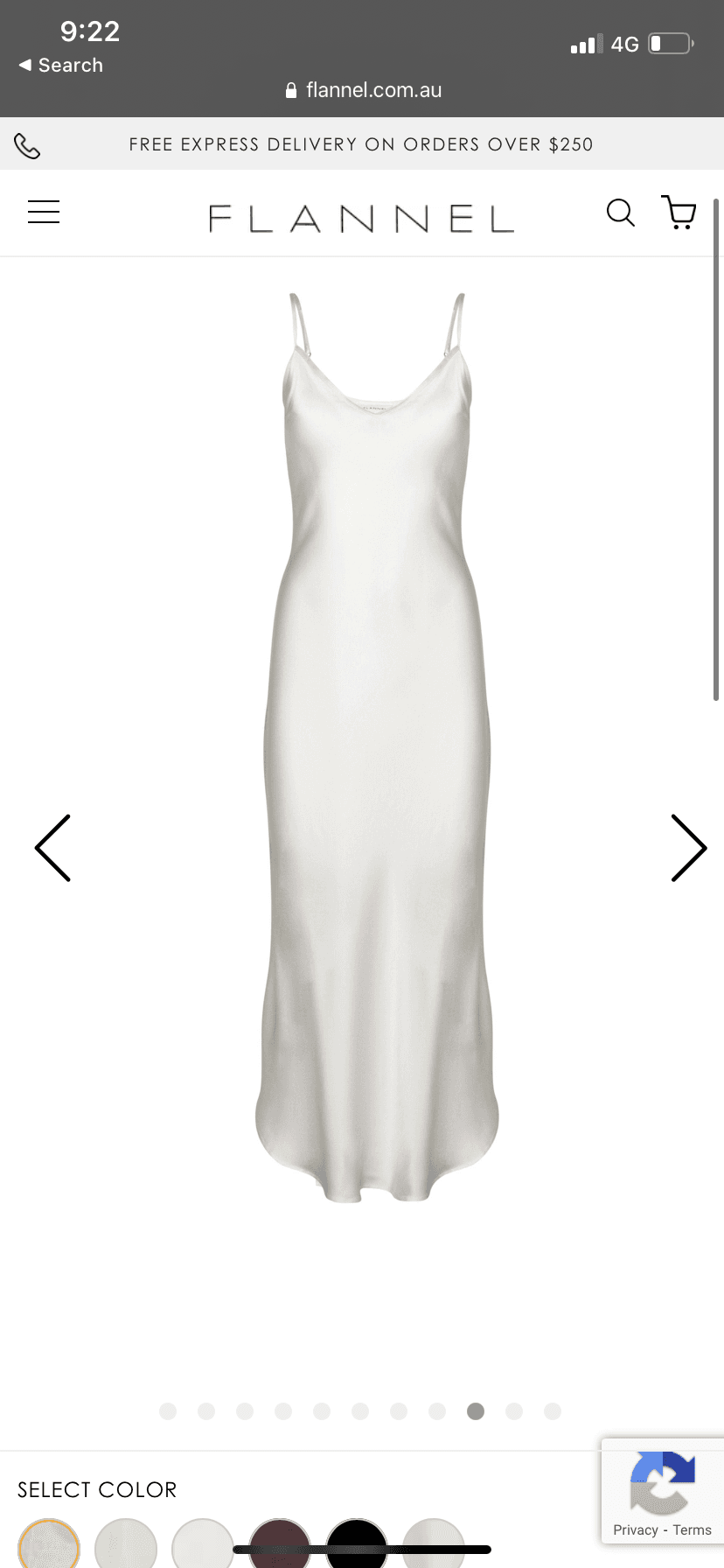 Flannel slip dress for rent on The Volte - main image