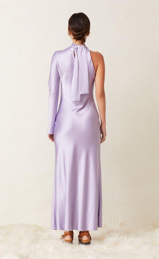 Bec & Bridge Violetta Asymmetrical Maxi Dress Lilac Size 10 - Image 3