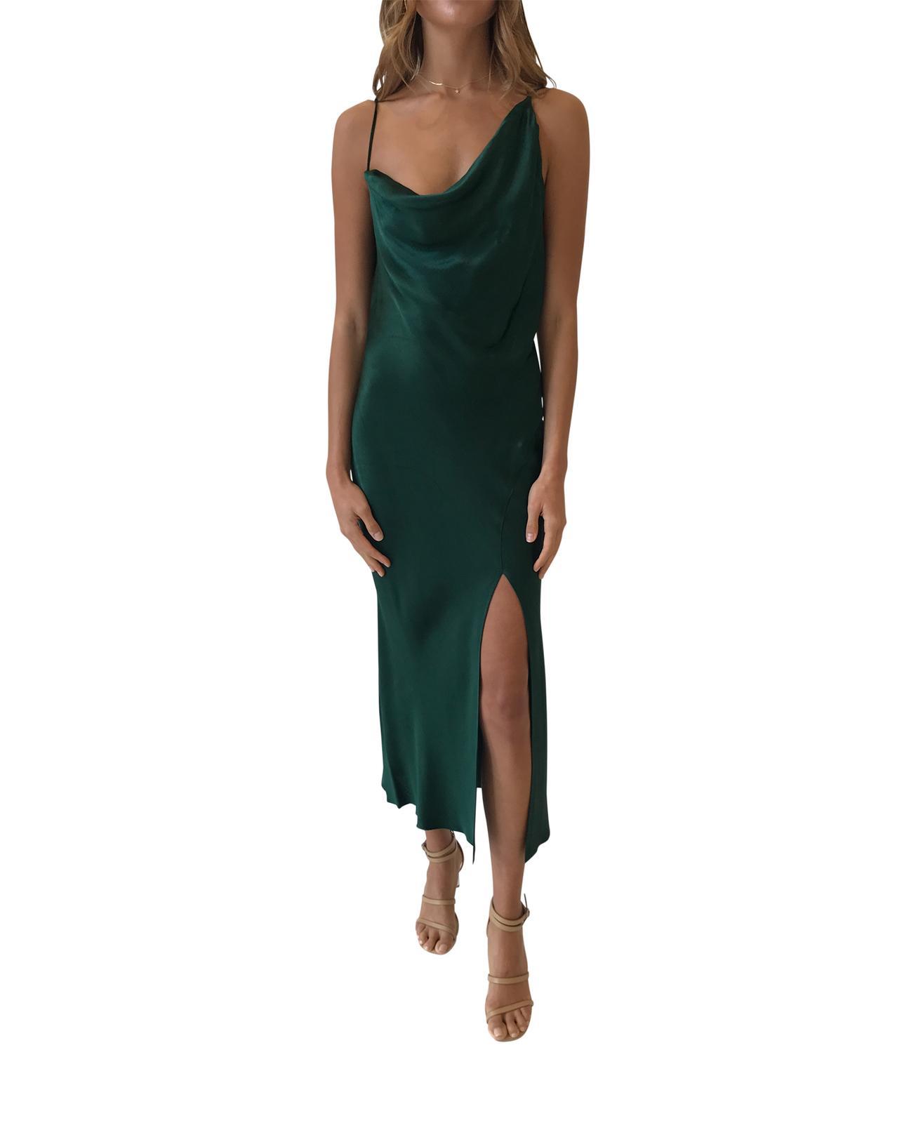 Bec & Bridge - Martini Club Split Green Dress Size 6 - Image 1