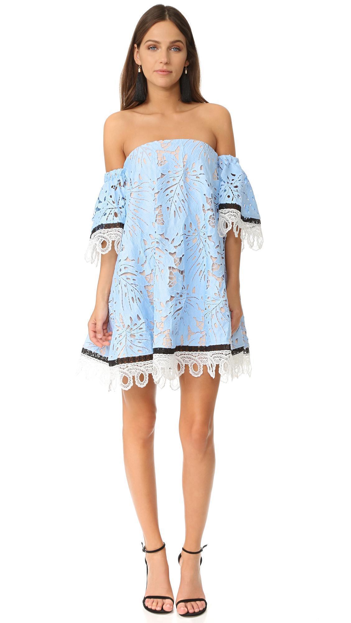 Talulah Known Better Mini Dress Blue Size 8 - Image 1