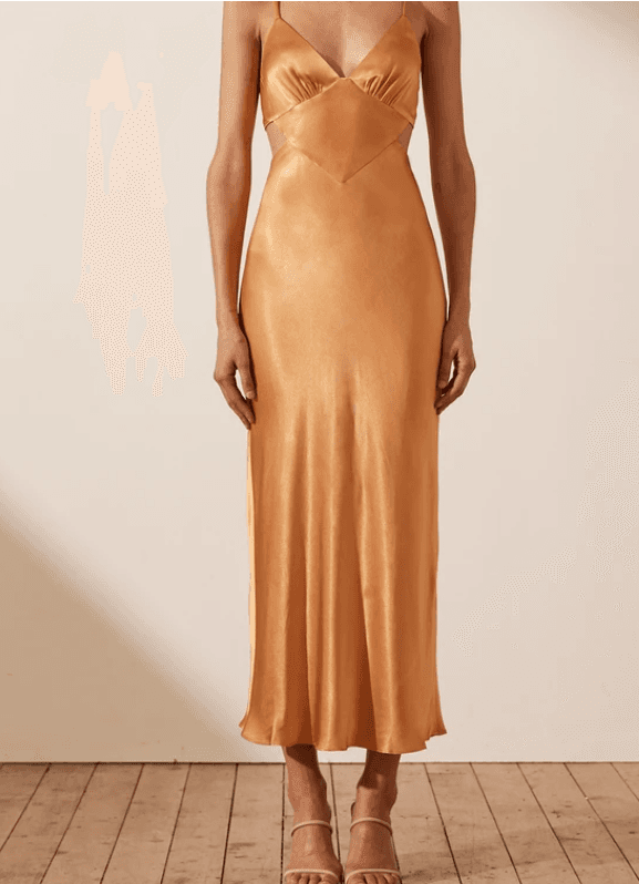 Gala Backless Midi Dress  - Image 1