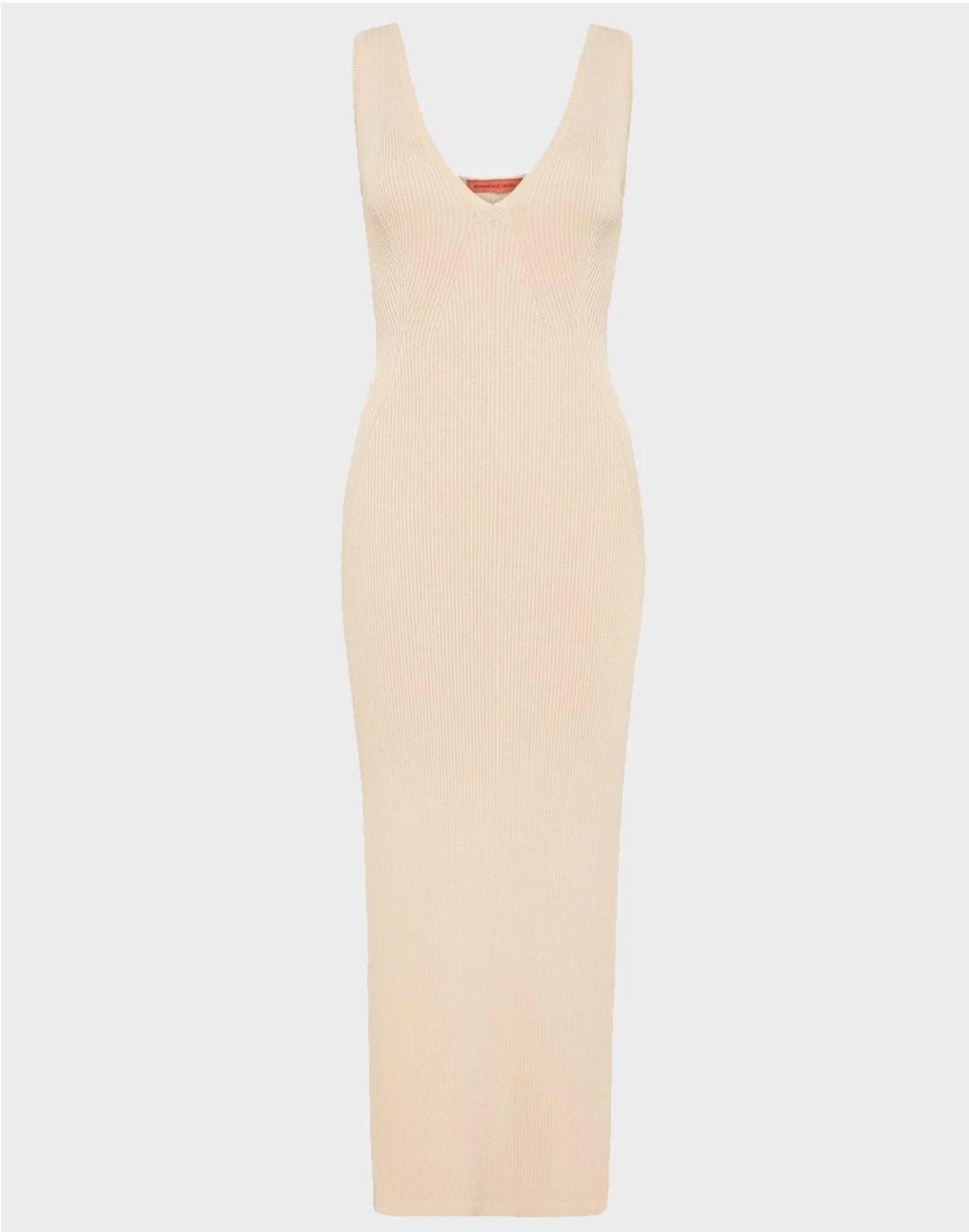 MANNING CARTELL Insta Beat Knit Dress Almond XXS for rent on The Volte - main image