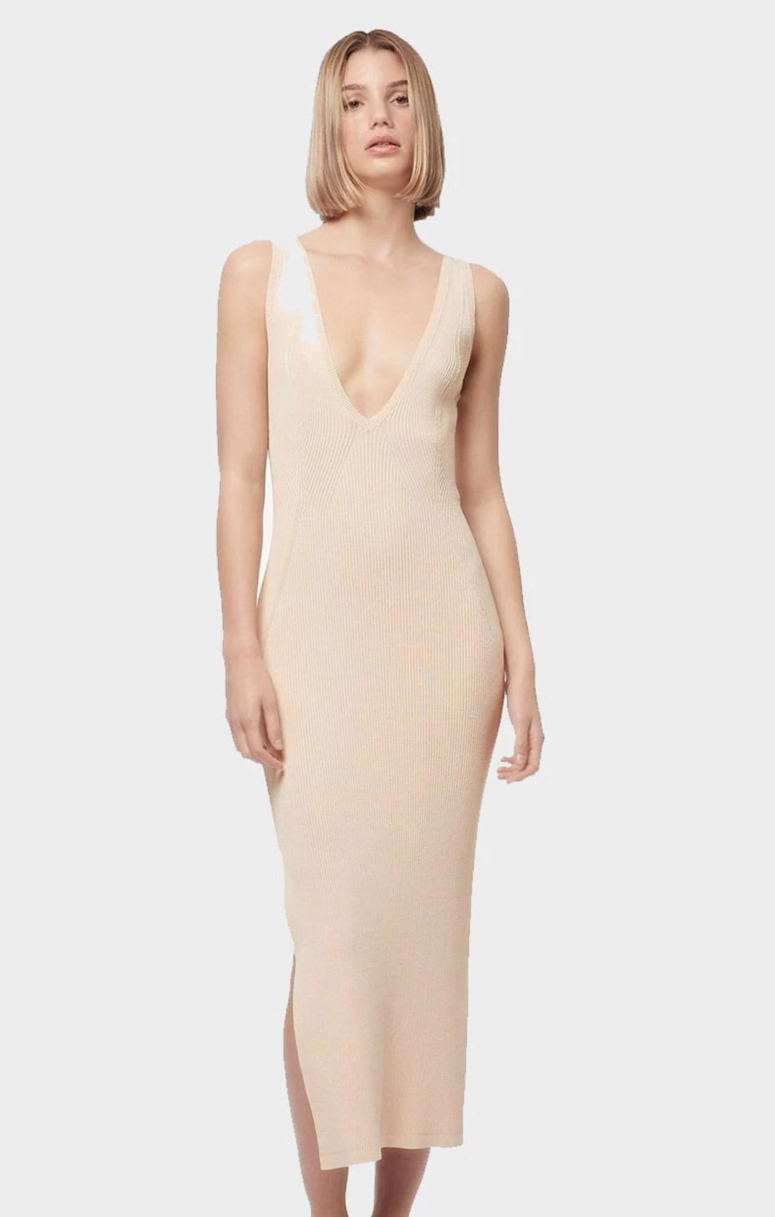 MANNING CARTELL Insta Beat Knit Dress Almond XXS - Image 1