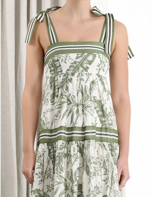 Zimmermann Empire Tie Shoulder Dress Size 2 / 8-12 for rent on The Volte - main image