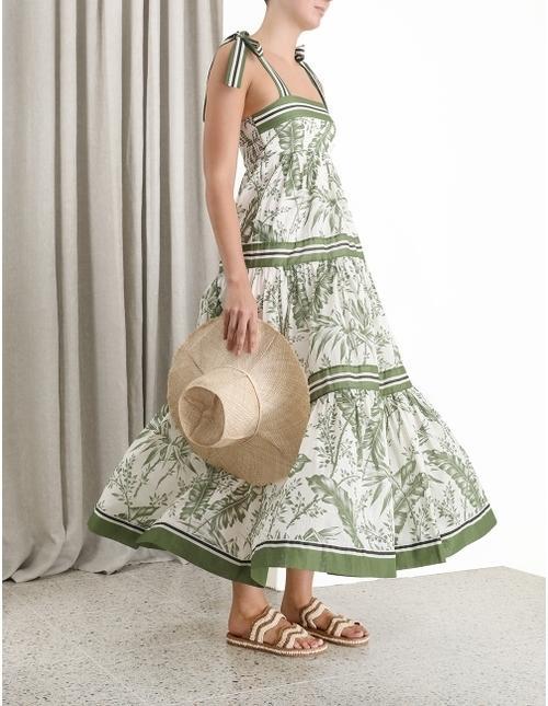 Zimmermann Empire Tie Shoulder Dress Size 2 / 8-12 for rent on The Volte - main image