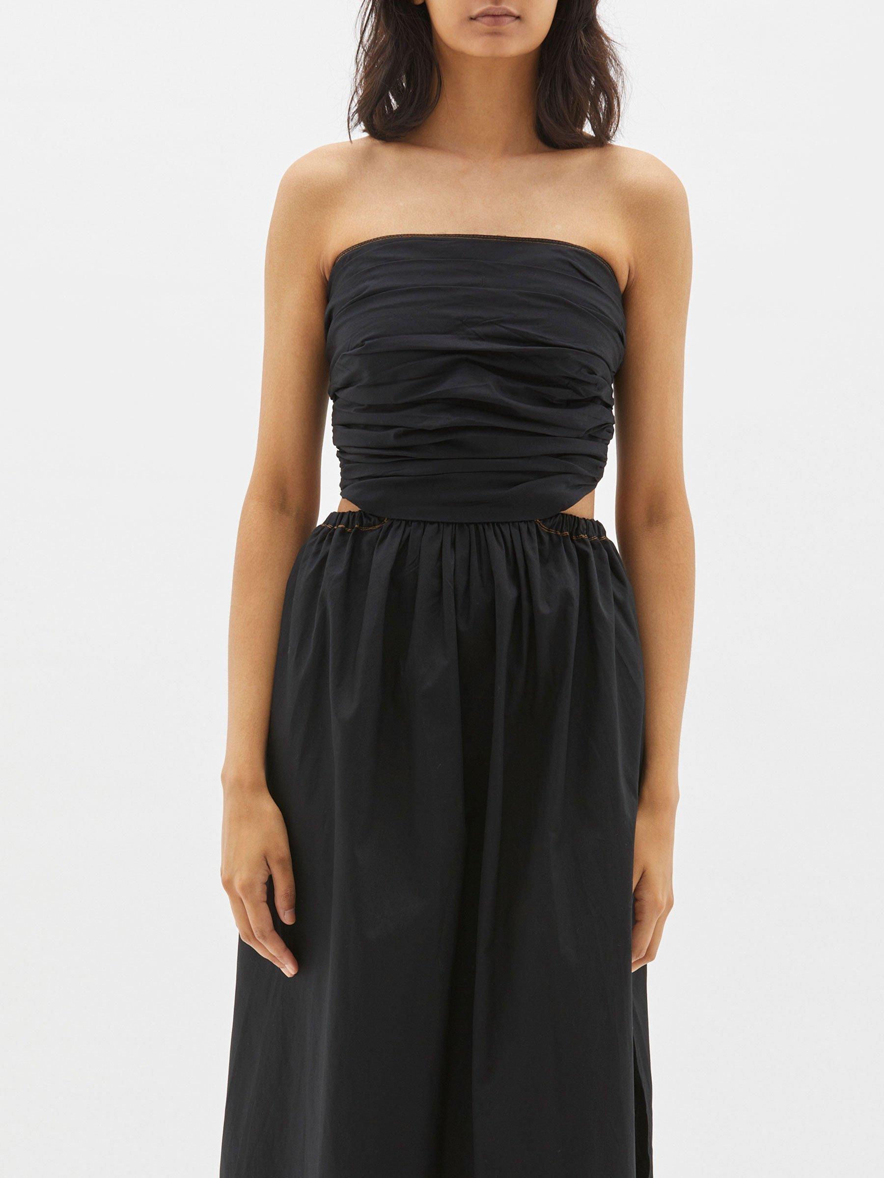 Bassike Strapless Cotton Dress - Image 3