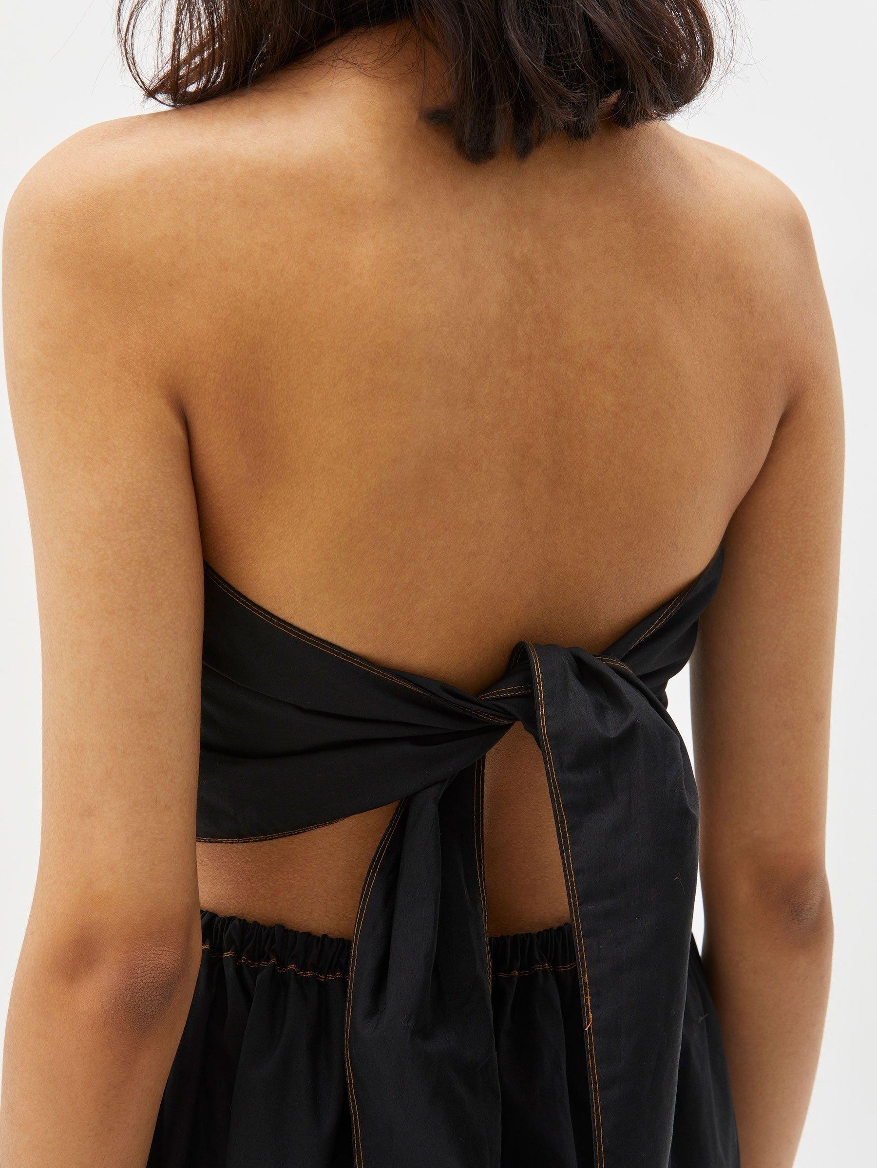 Bassike Strapless Cotton Dress - Image 4