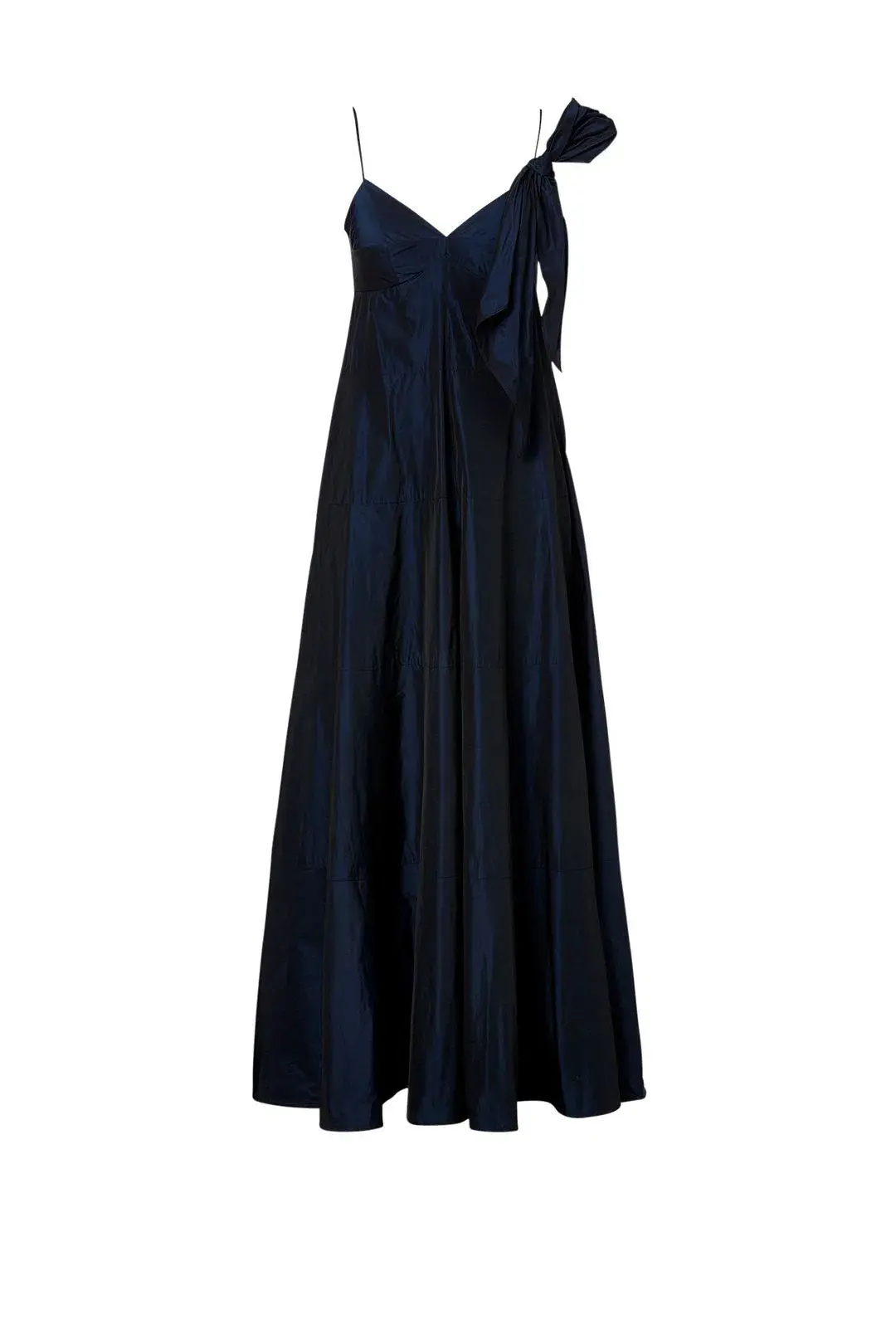 Scanlan Theodore Taffeta Maxi Dress Navy Size 8  - Image 4