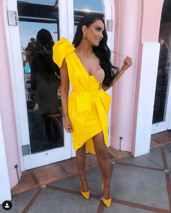 Eliya The Label-  Fleur Dress (Canary Yellow) Size 6 - Image 2