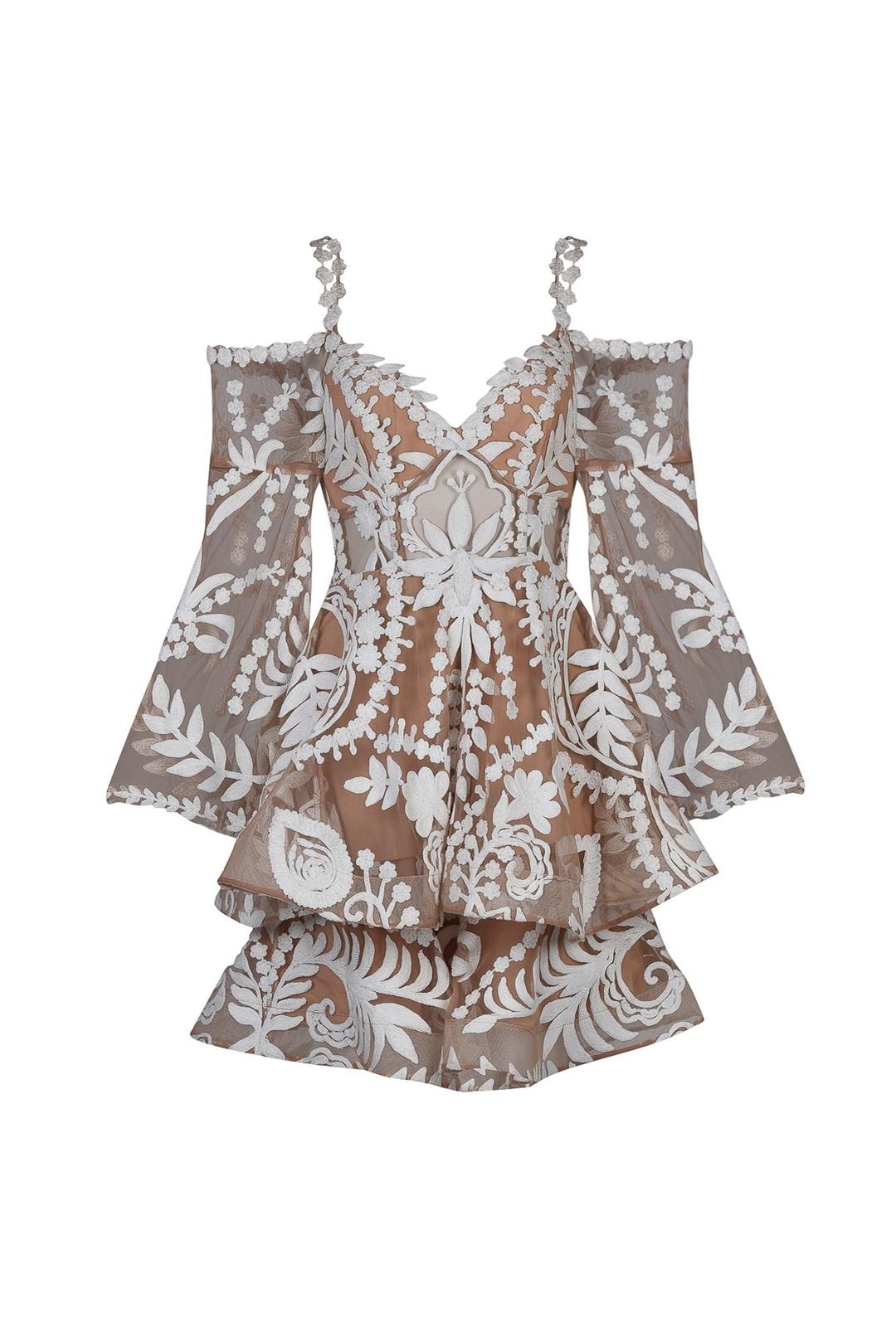 Thurley - Poppy Fields Dress White Lace Size 8 for rent on The Volte - main image