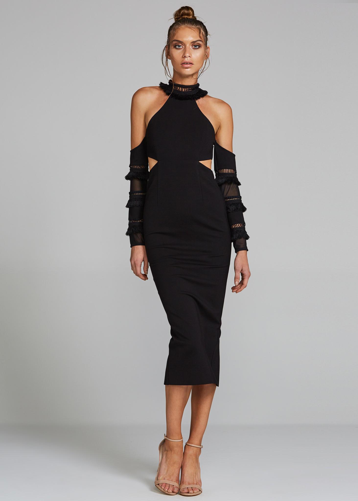 Eliya The Label RAMINA DRESS BLACK Size 6 - Image 1