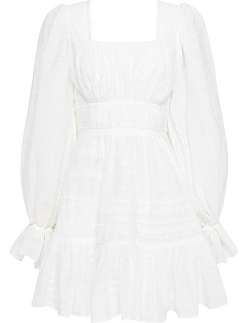 Aje Impression Dress White Size 6 for rent on The Volte - main image