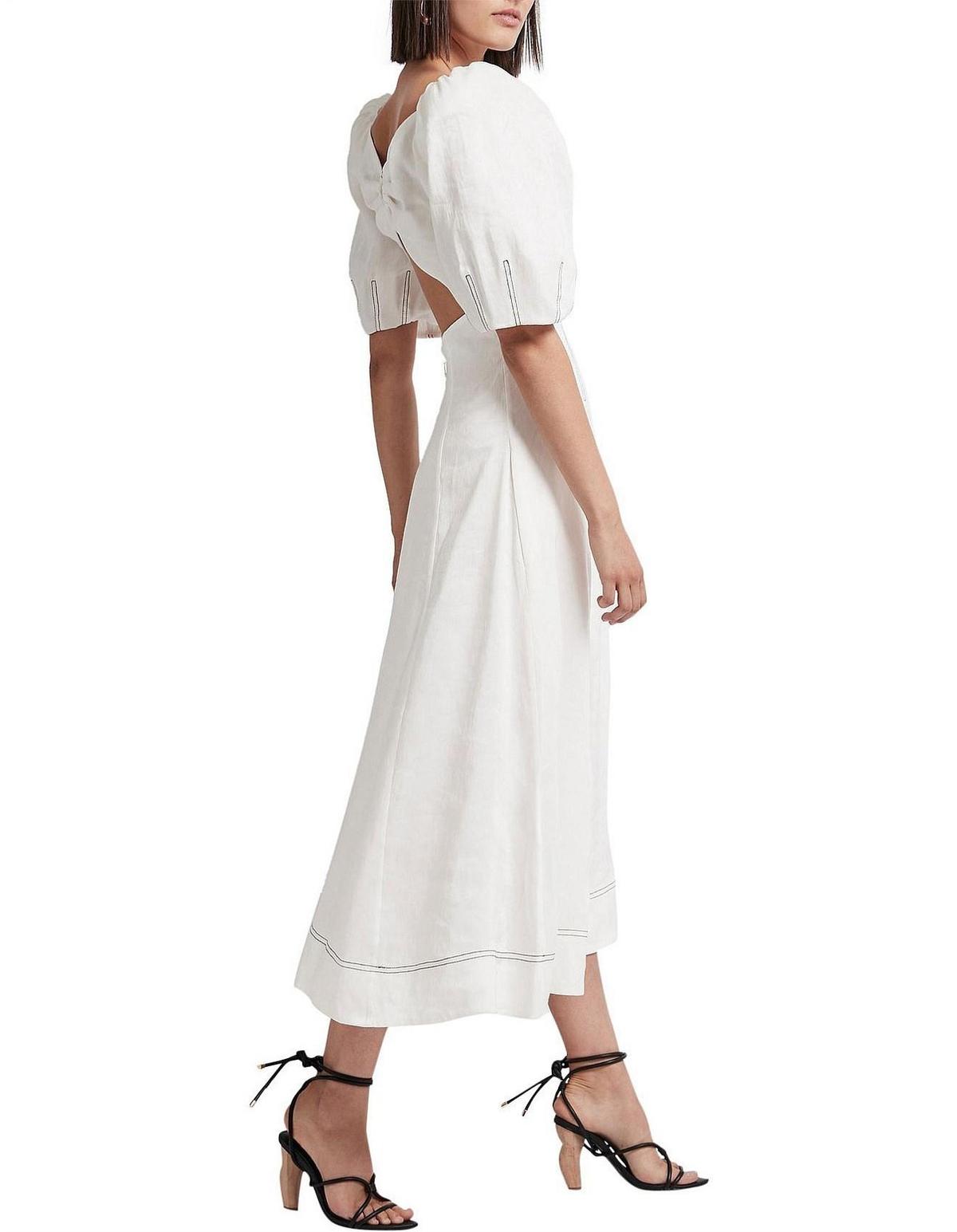 Aje Grove Dress White Size 6 - Image 2