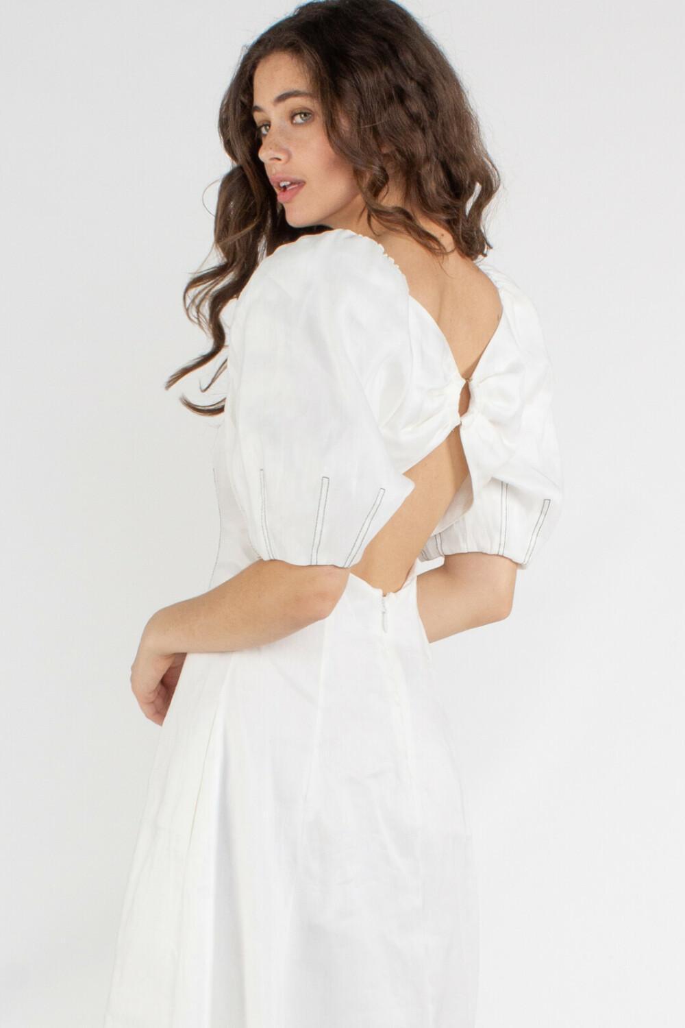 Aje Grove Dress White Size 6 - Image 7