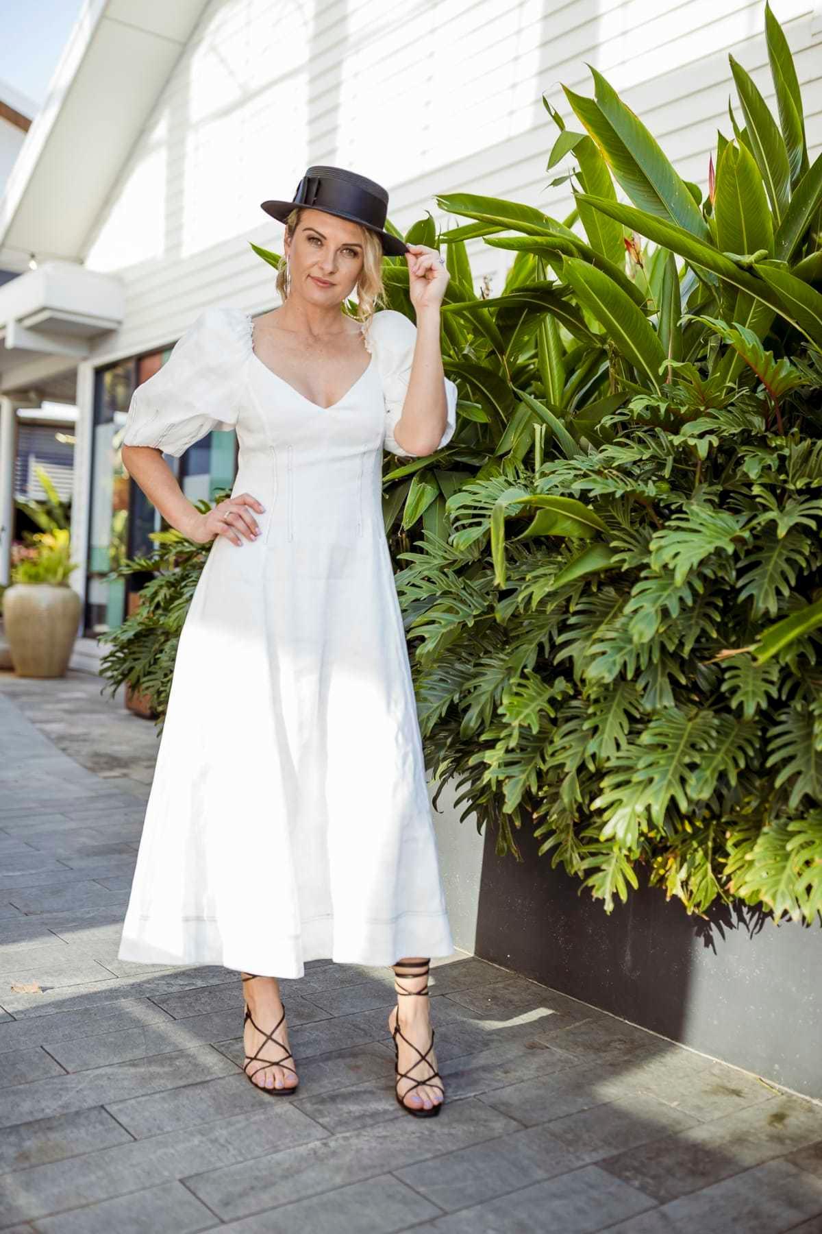 Aje Grove Dress White Size 6 - Image 6