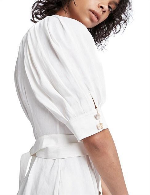 Aje Aspect Dress White Size 6 - Image 7