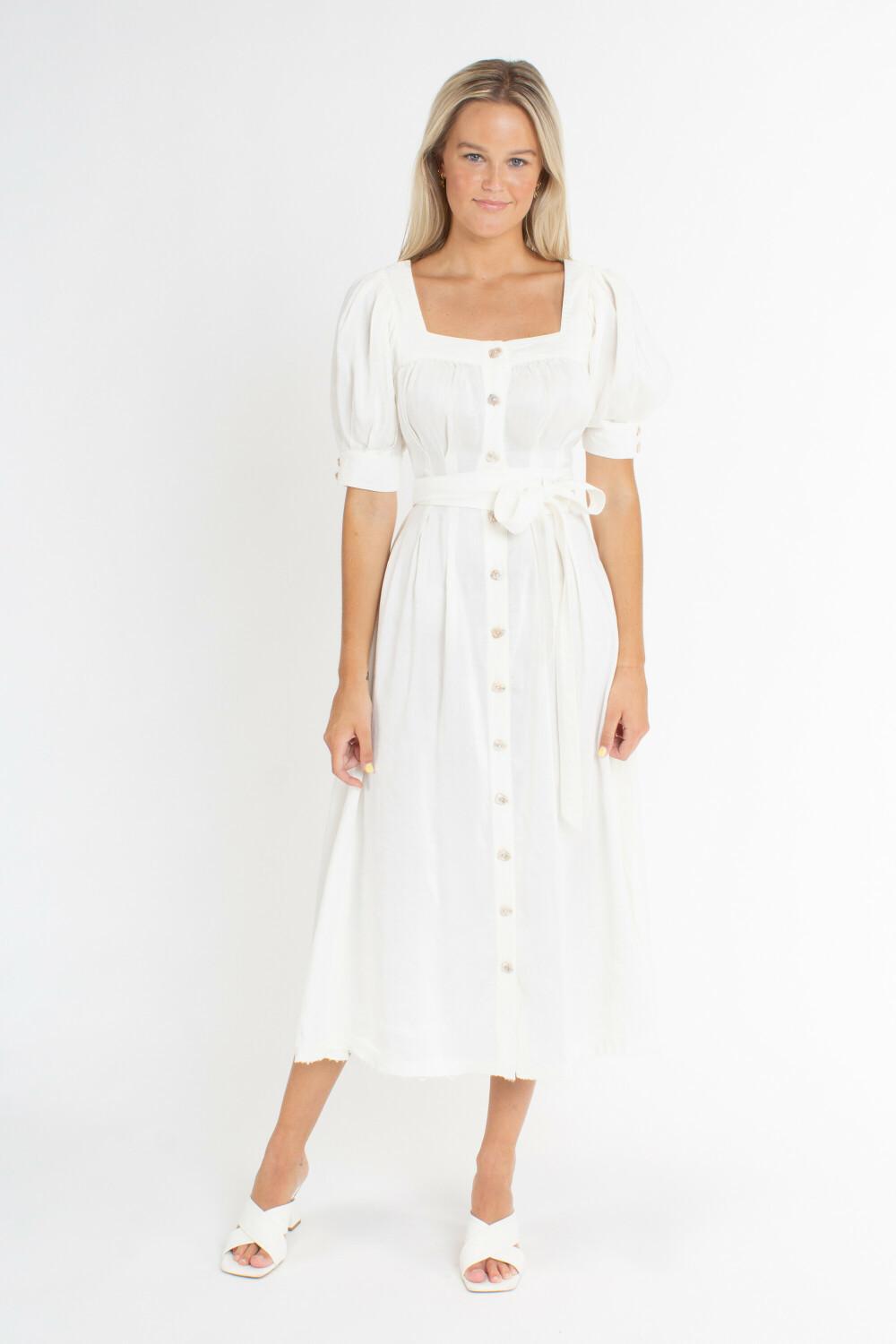 Aje Aspect Dress White Size 6 - Image 3