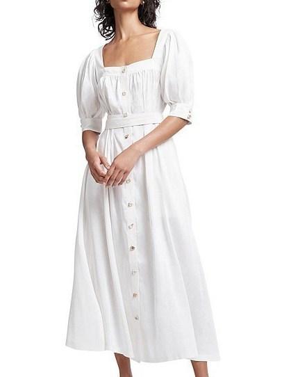 Aje Aspect Dress White Size 6 - Image 1