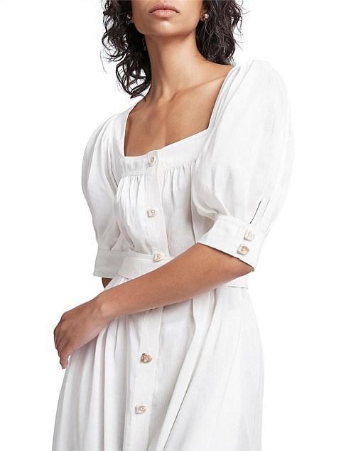 Aje Aspect Dress White Size 6 - Image 6