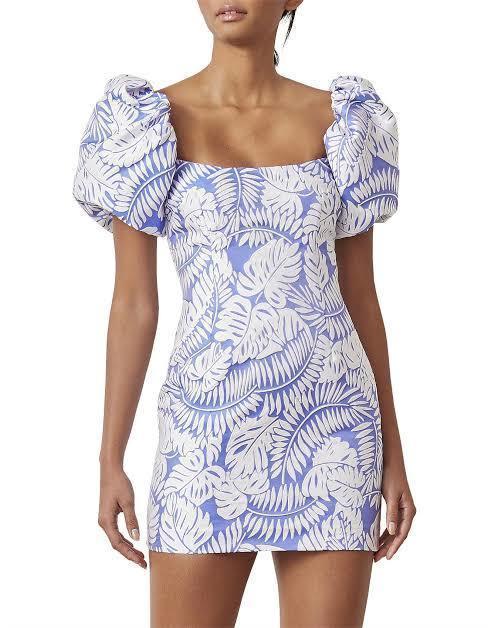 Bec & Bridge Banana Mini Dress Print Size AU 6 - Image 2