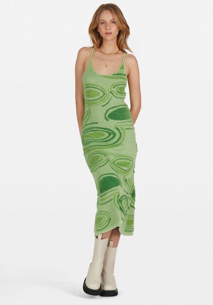 House of Sunny Hockney Dress Green Size 6 for rent on The Volte - main image