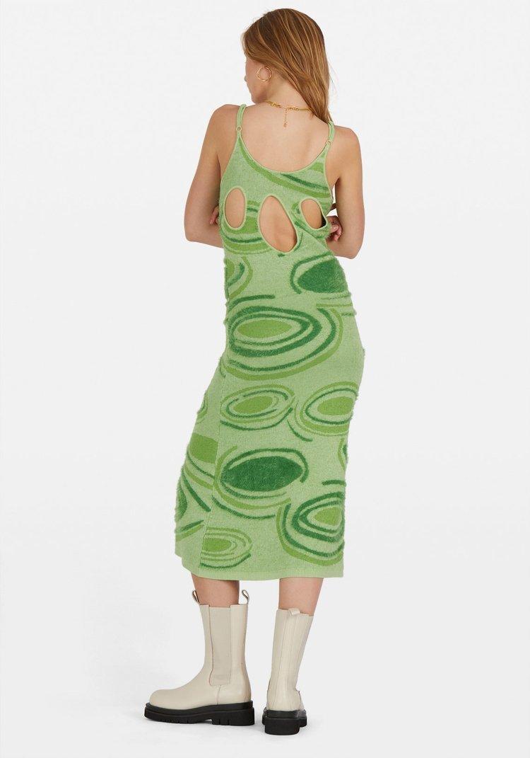 House of Sunny Hockney Dress Green Size 6 for rent on The Volte - main image