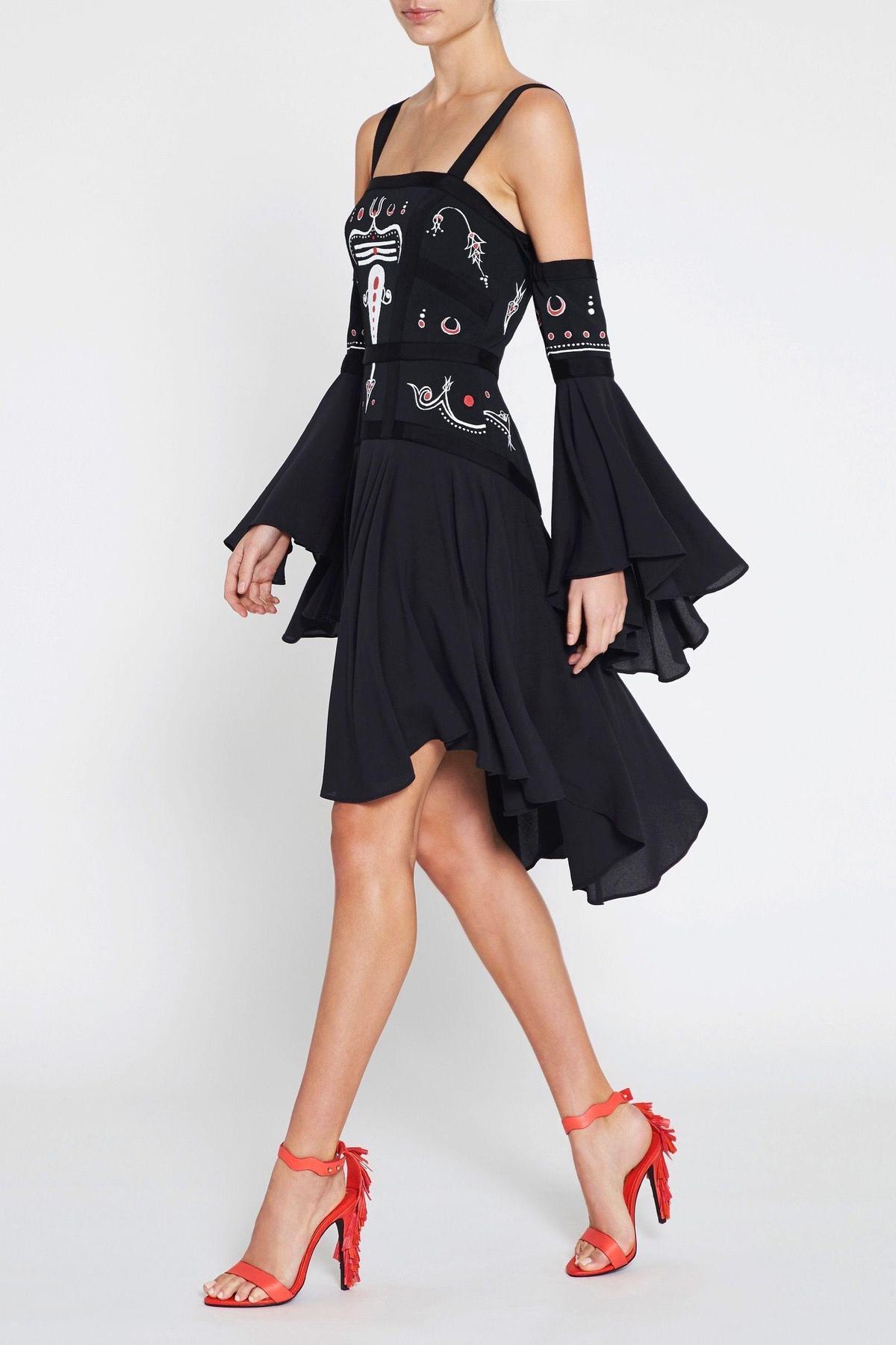 Sass & Bide Phoenix Flight Dress Black Size 8 - Image 2