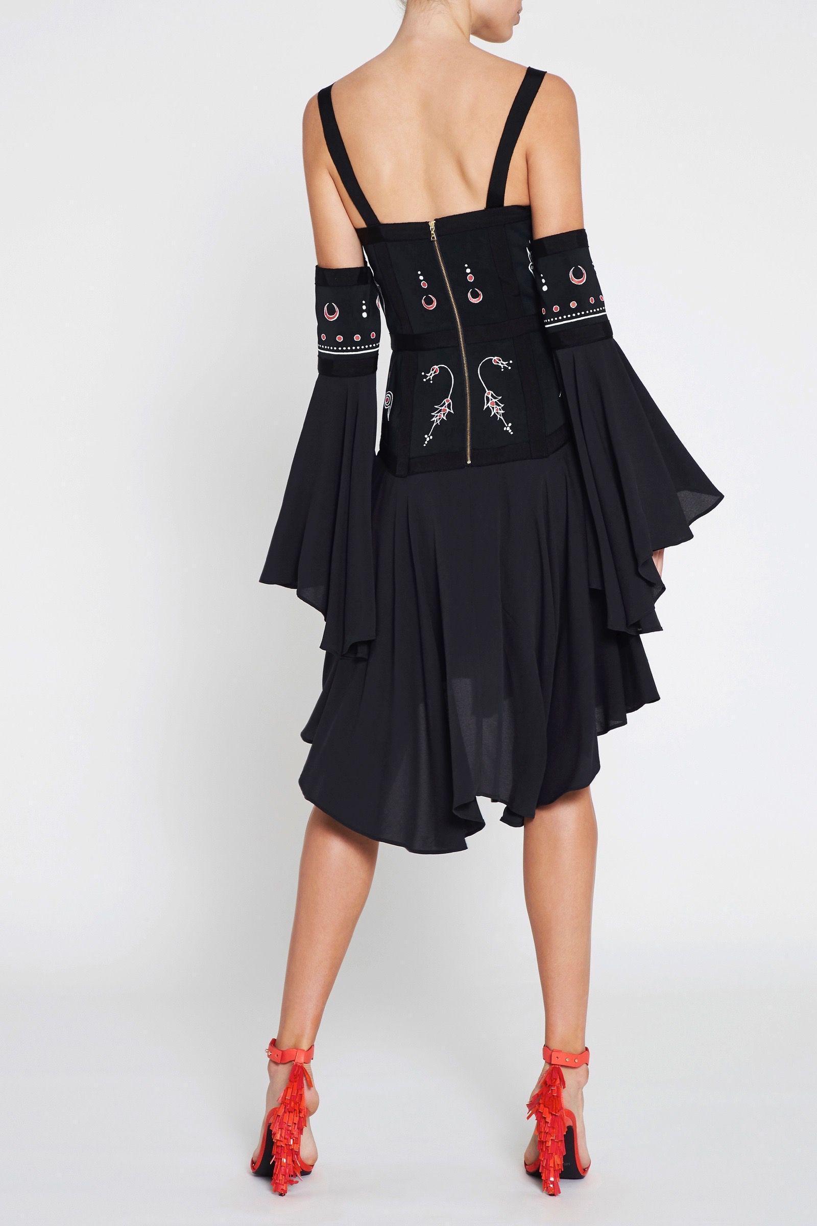 Sass & Bide Phoenix Flight Dress Black Size 8 - Image 3