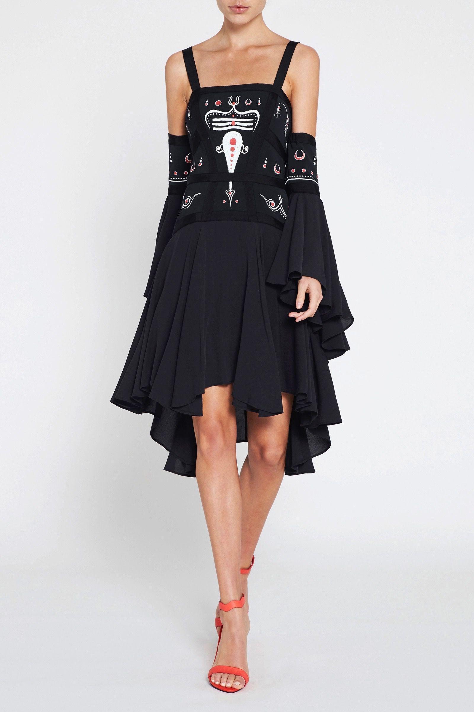 Sass & Bide Phoenix Flight Dress Black Size 8 - Image 1