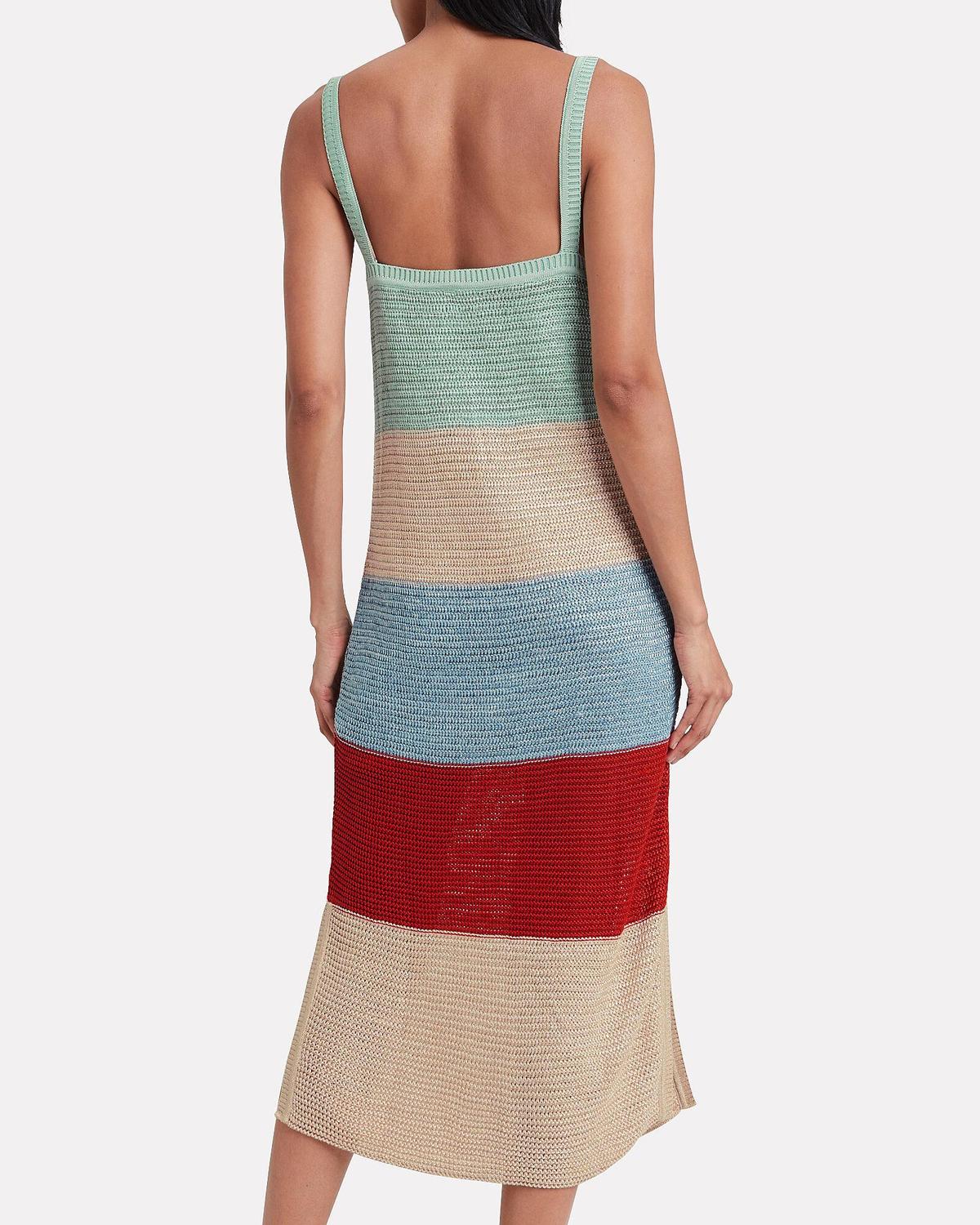 Suboo Lucy Knitted Wide Stripe Midi dress - Image 3