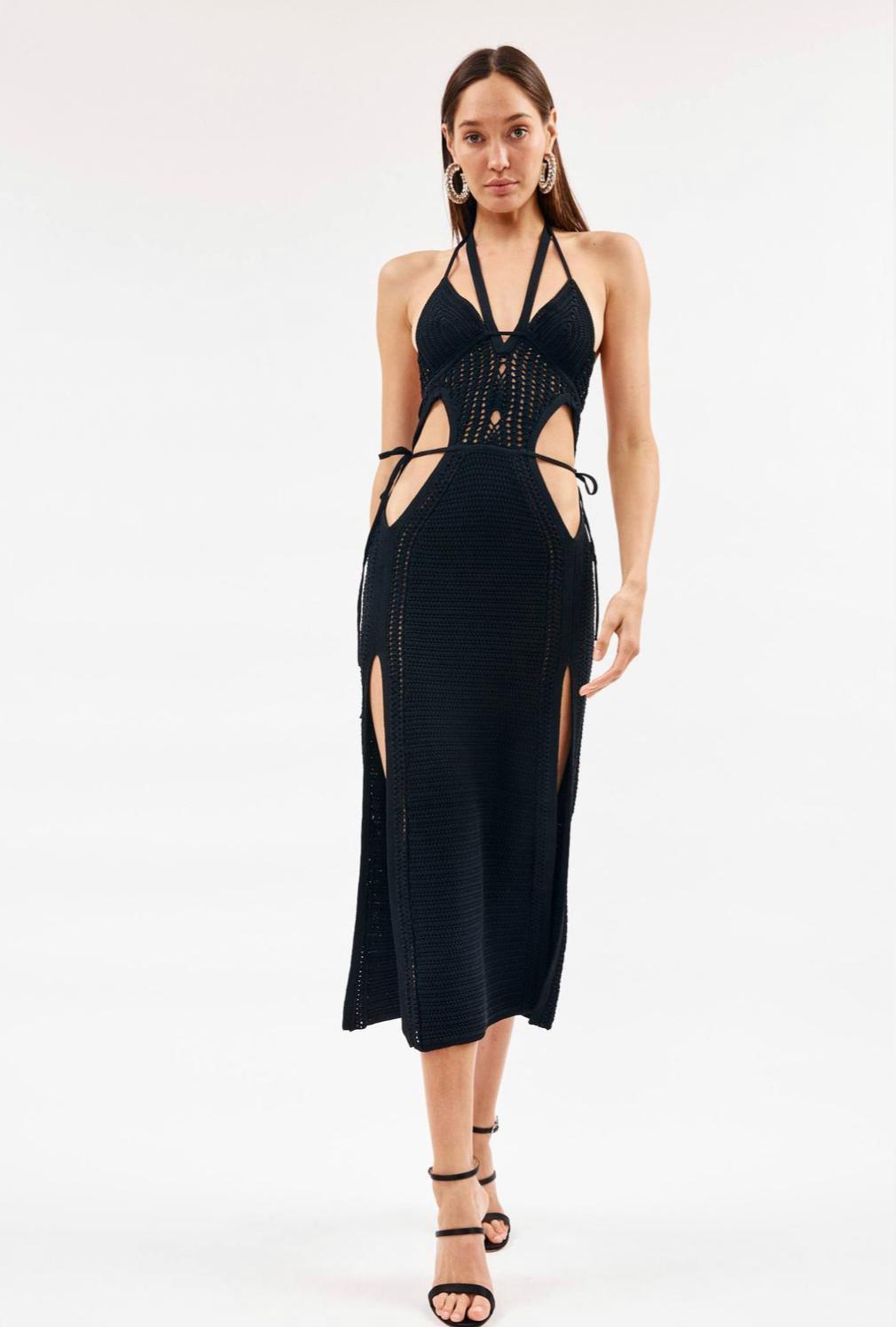 Dion Lee Crotchet Tie Butterfly Dress - Image 1