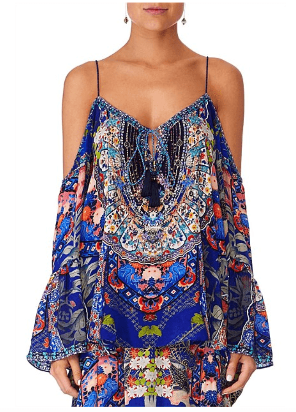 Camilla Saturn Sister Drop Shoulder Top Size Medium - Image 1