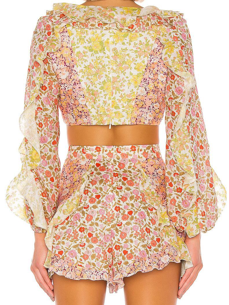 Zimmermann Goldie Spliced Frill Set Size 6 for rent on The Volte - main image