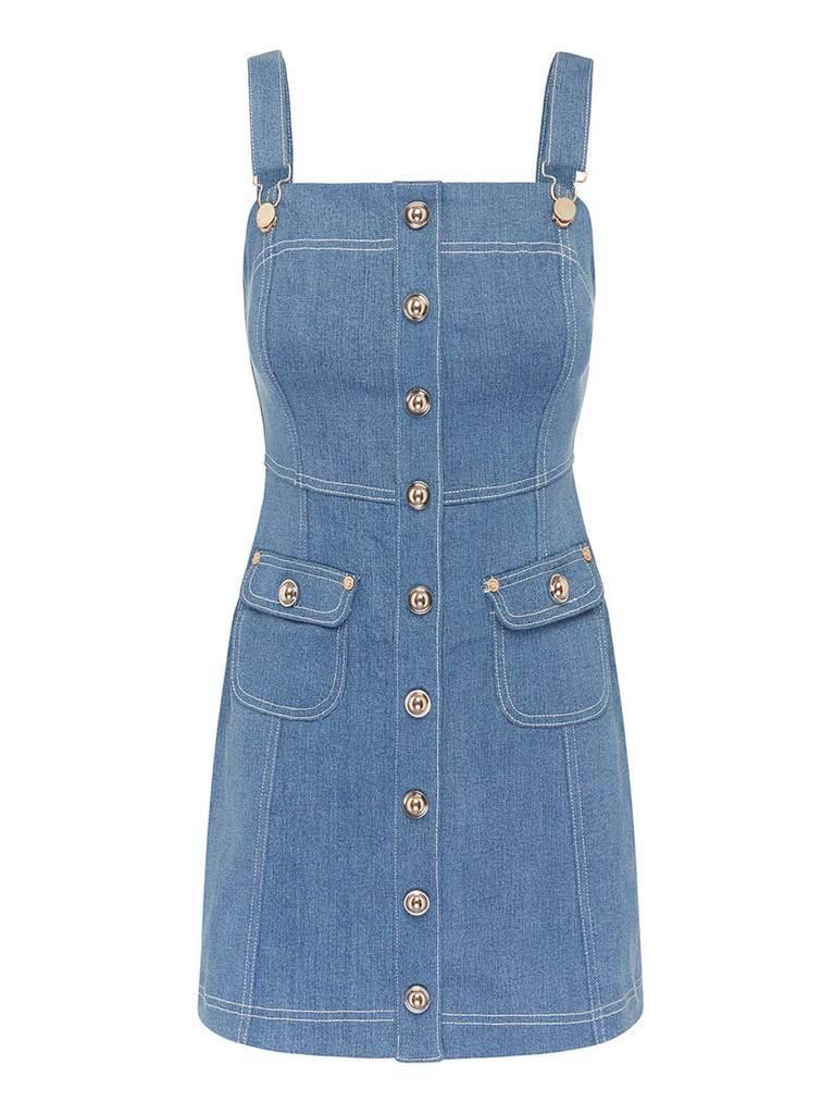 Alice Mccall Woodstock Mini Dress Blue Size 8 - Image 2