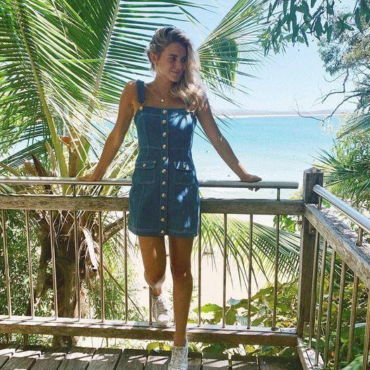 Alice Mccall Woodstock Mini Dress Blue Size 8 - Image 1