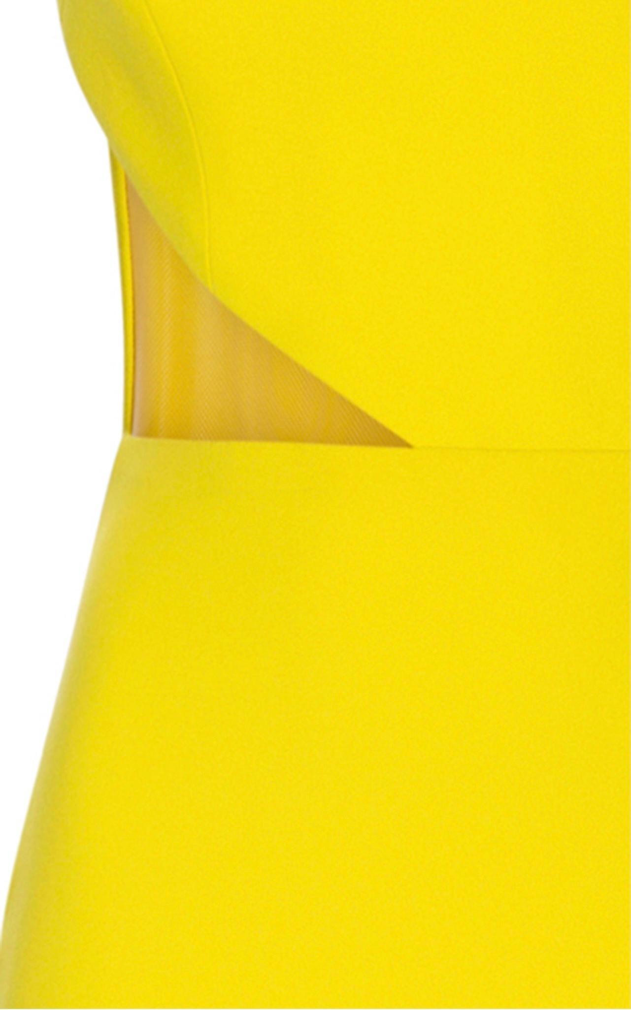 Alex Perry Serena Gown Yellow Size 8 - Image 3