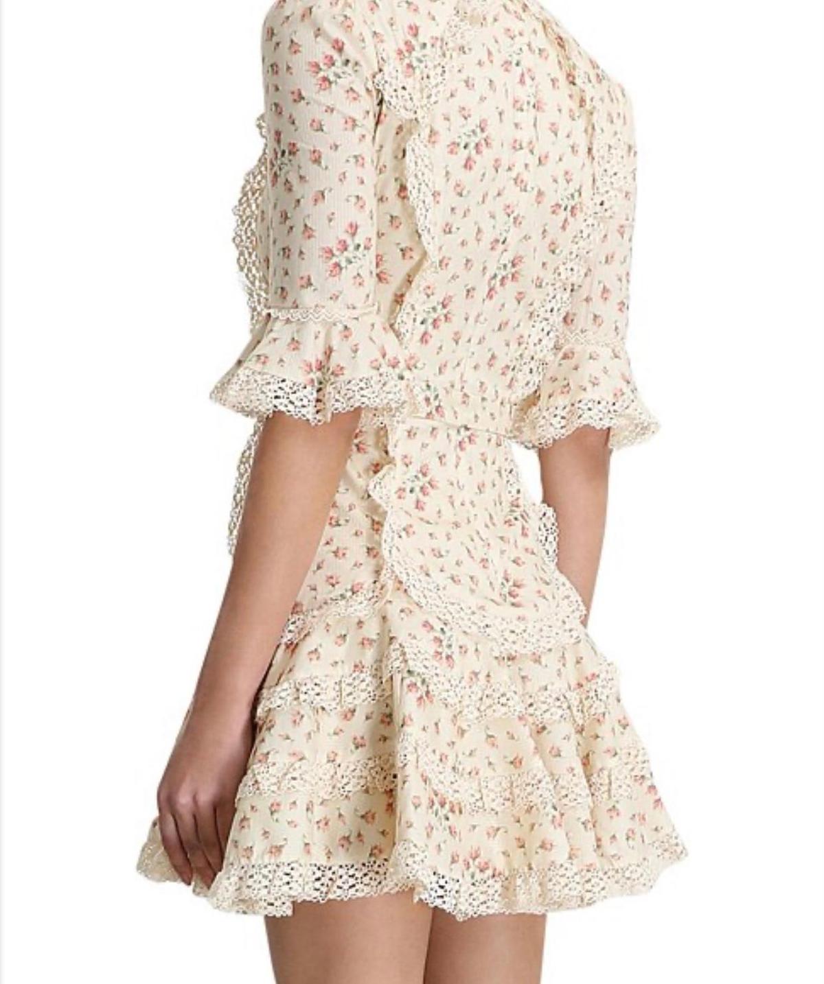 ZIMMERMAN FREJA TRIM FLUTTER DRESS  - Image 2