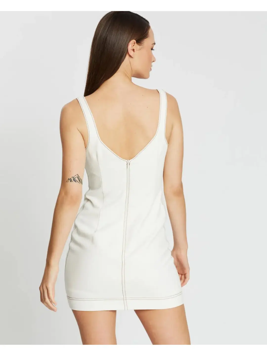 Bec & Bridge Noah Mini Dress in Ivory Size AU 6 for rent on The Volte - main image