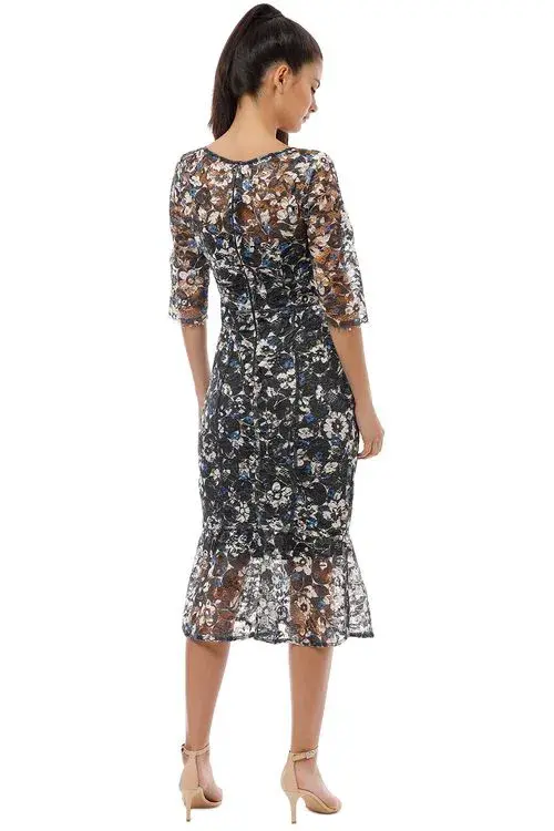 Moss and Spy  Frida Dress Multi Size 12 - Image 2