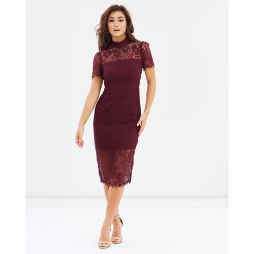 Making the Connection Dress Plum Mossman  - Image 1