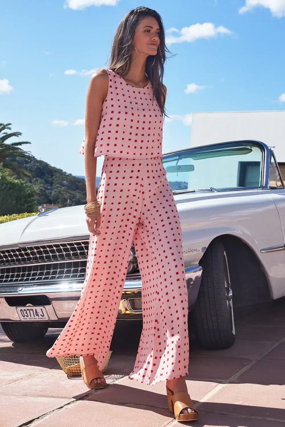 Mister Zimi Charlie Jumpsuit Sunrise Print Size 14 - Image 2
