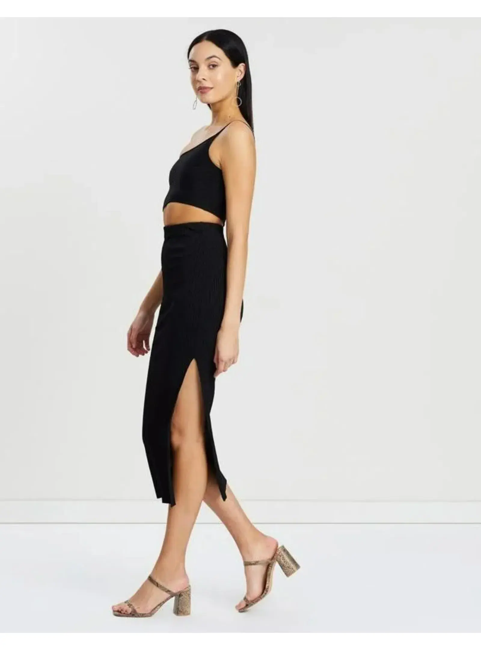 Bec & Bridge Darling Midi Dress Black Size AU 6 - Image 3