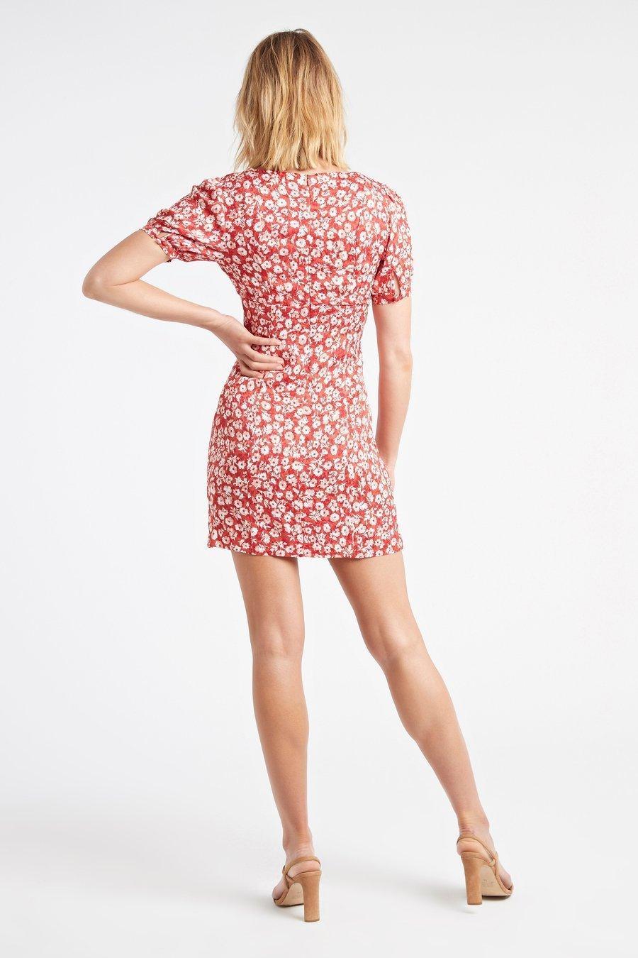 Kookai Red Neyo Mini Dress Size 10 - Image 2