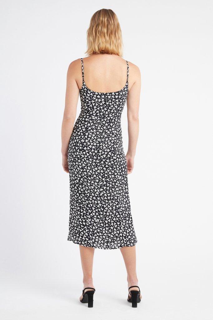 Kookai Black Lily Midi Dress Size 8 - Image 3