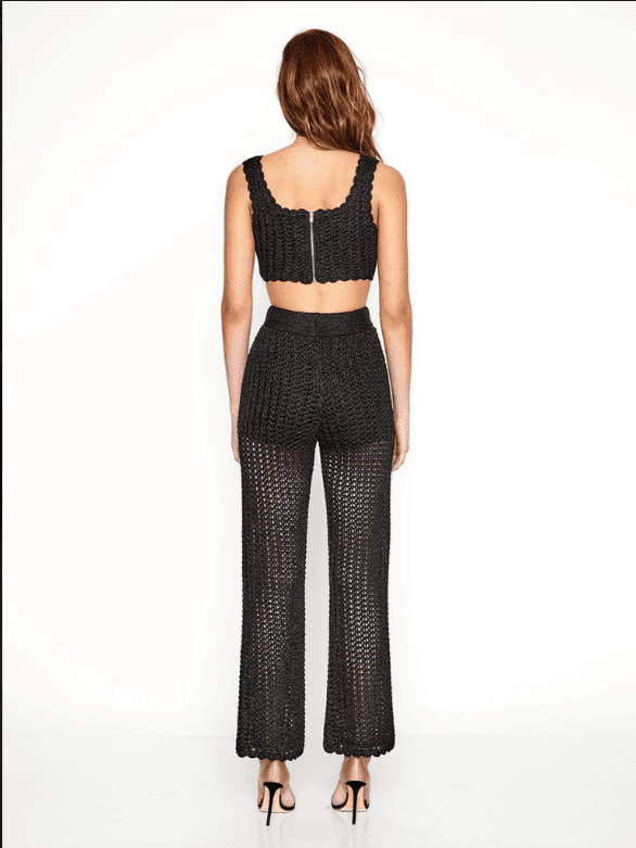 Alice McCall - Cosmic Top & Beautiful and Dangerous Pants Black Size 6 - Image 3