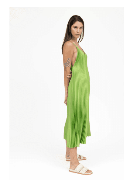 L'idee Bisous Strappy Gown Green Size 12 - Image 1