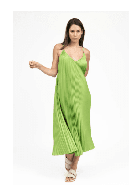 L'idee Bisous Strappy Gown Green Size 12 - Image 2